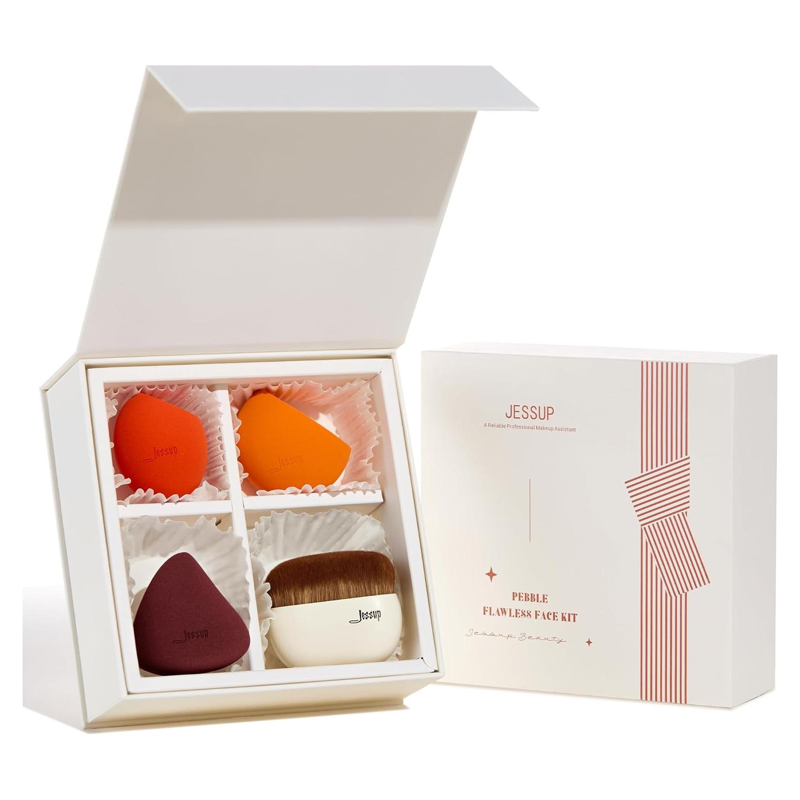 Juego de Brochas y Esponjas de Maquillaje Jessup T505