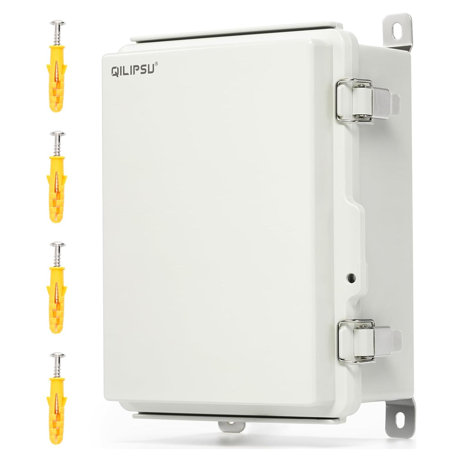 Caja Eléctrica Exterior QILIPSU 21x16x10cm IP66 Gris