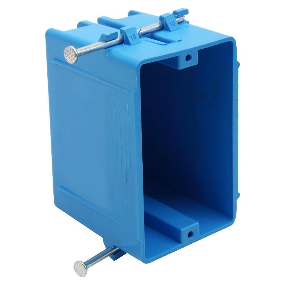 Caja de salida eléctrica XGGYA 1 gang azul 18 in³ ETL