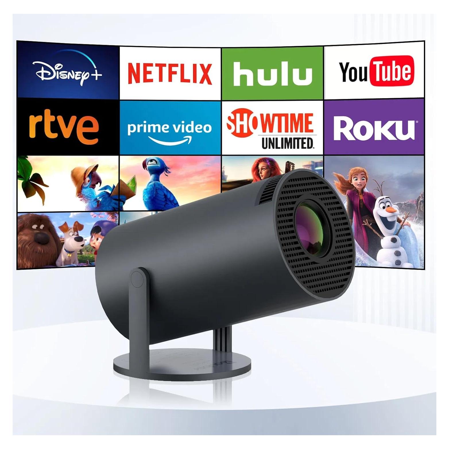 Proyector Mini Inteligente DwellDreams HY300 Pro 4K WiFi Bluetooth