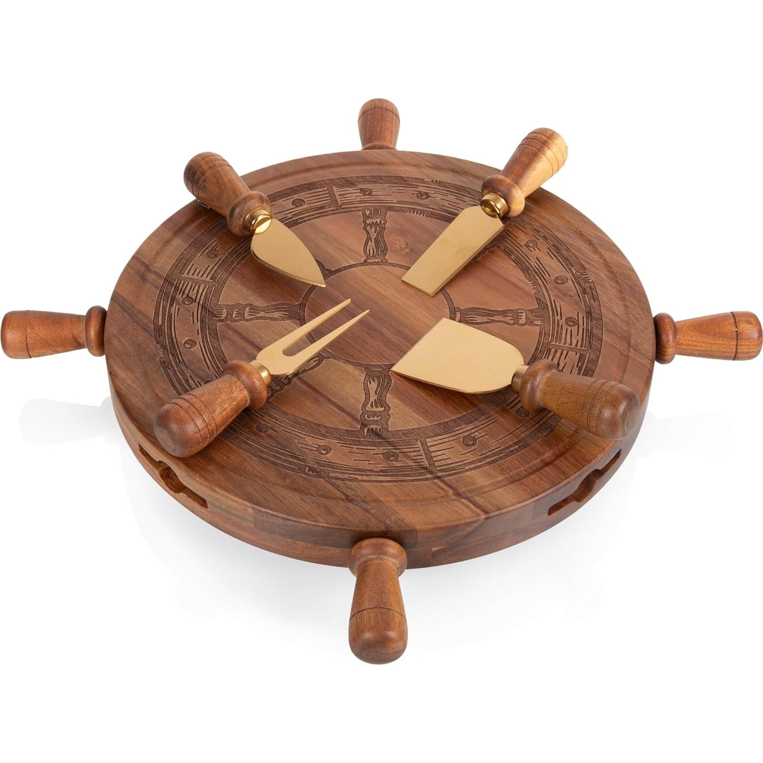 Tabla de Queso Lazy Susan PICNIC TIME con Cuchillos 29cm