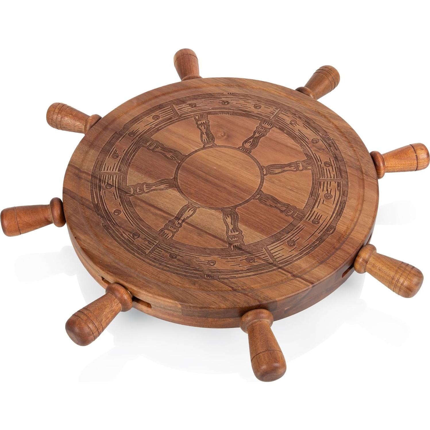 Tabla de Queso Lazy Susan PICNIC TIME con Cuchillos 29cm