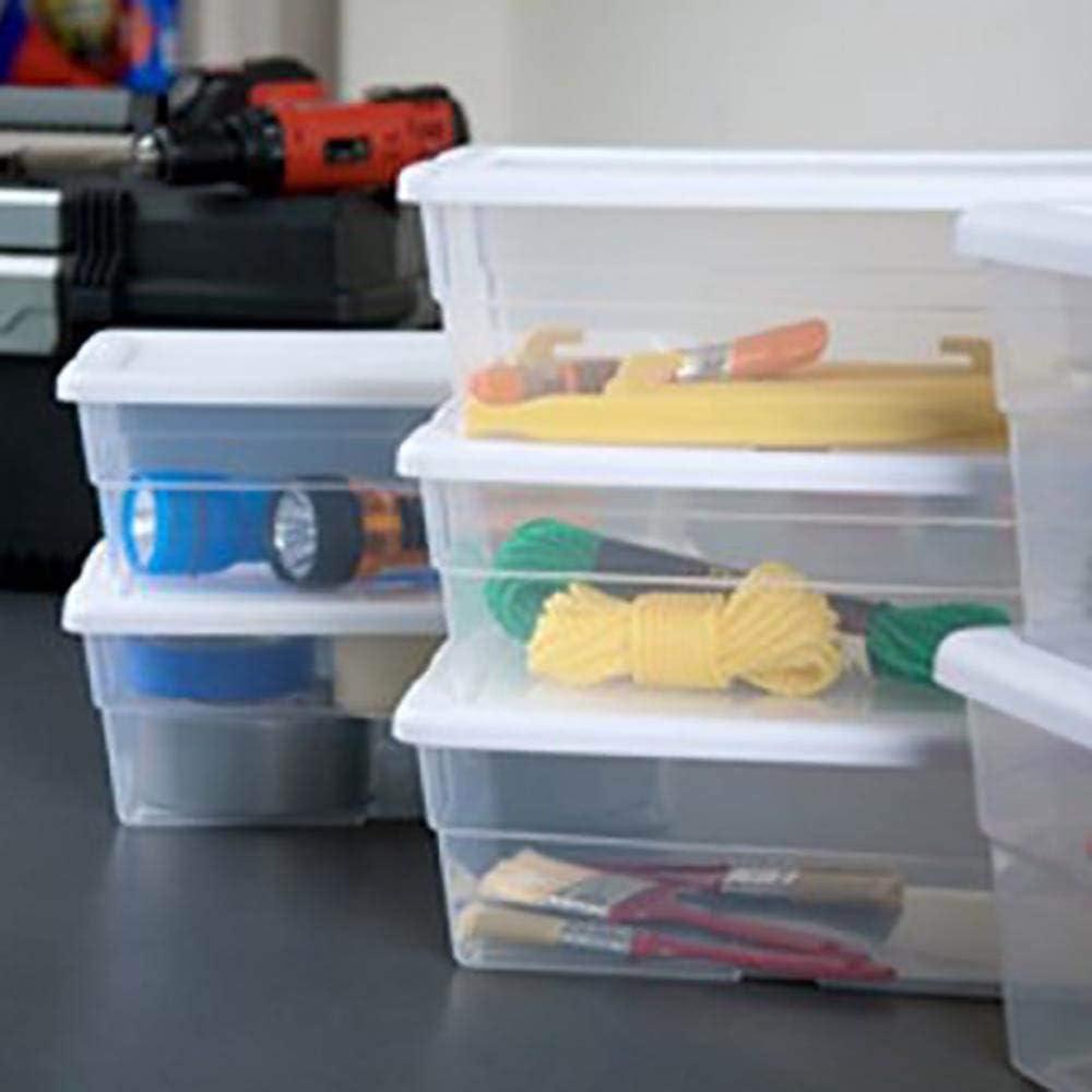 Contenedor de Almacenamiento Apilable Sterilite 6 Qt Transparente