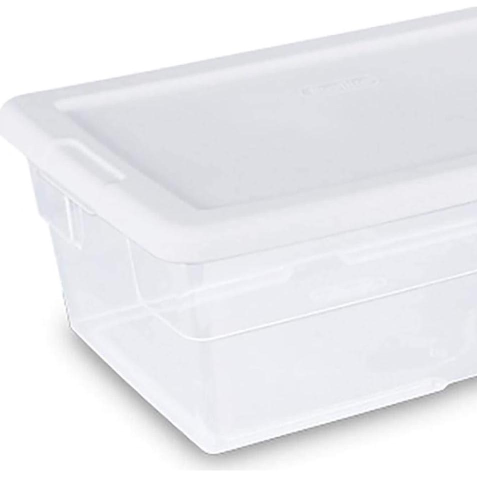 Contenedor de Almacenamiento Apilable Sterilite 6 Qt Transparente