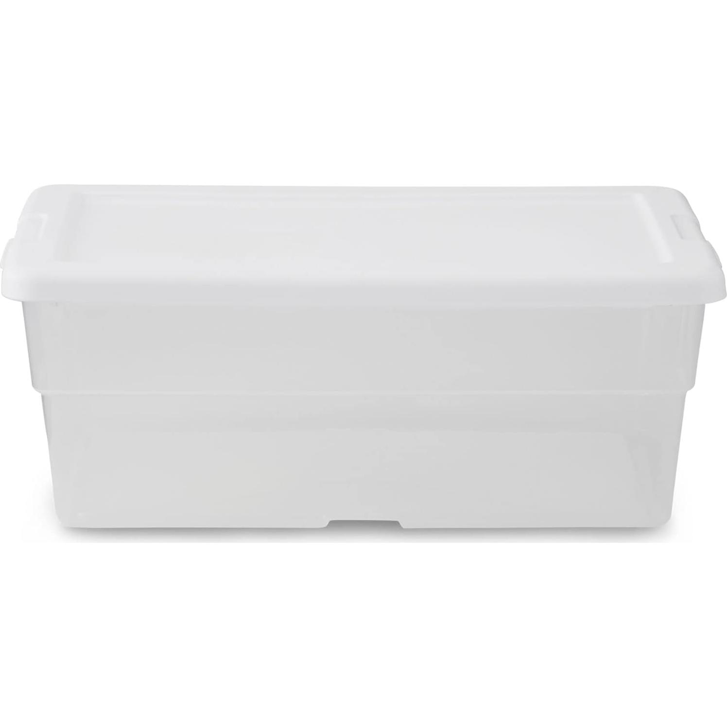 Contenedor de Almacenamiento Apilable Sterilite 6 Qt Transparente