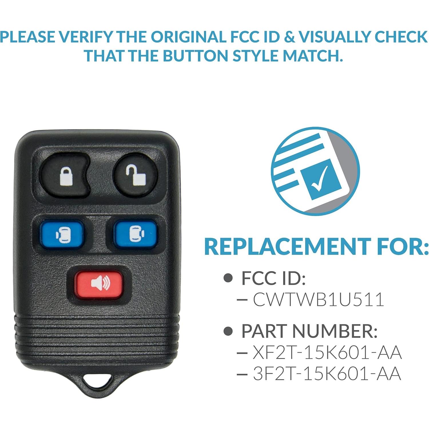 Control Remoto Keyless2Go para Vehículos Freestar Windstar
