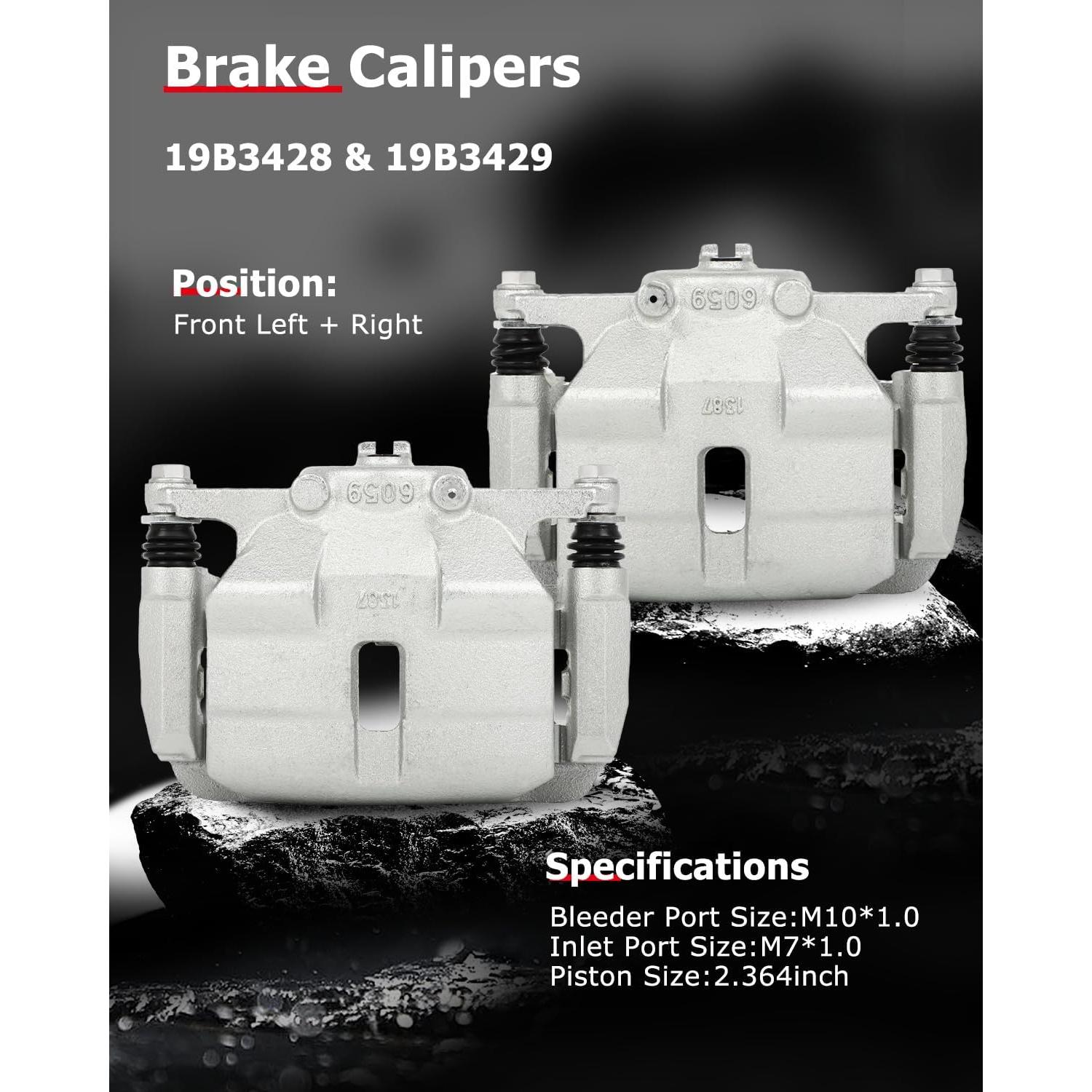 Calipers de Freno Izquierdo y Derecho CCIYU para Nissan y Suzuki