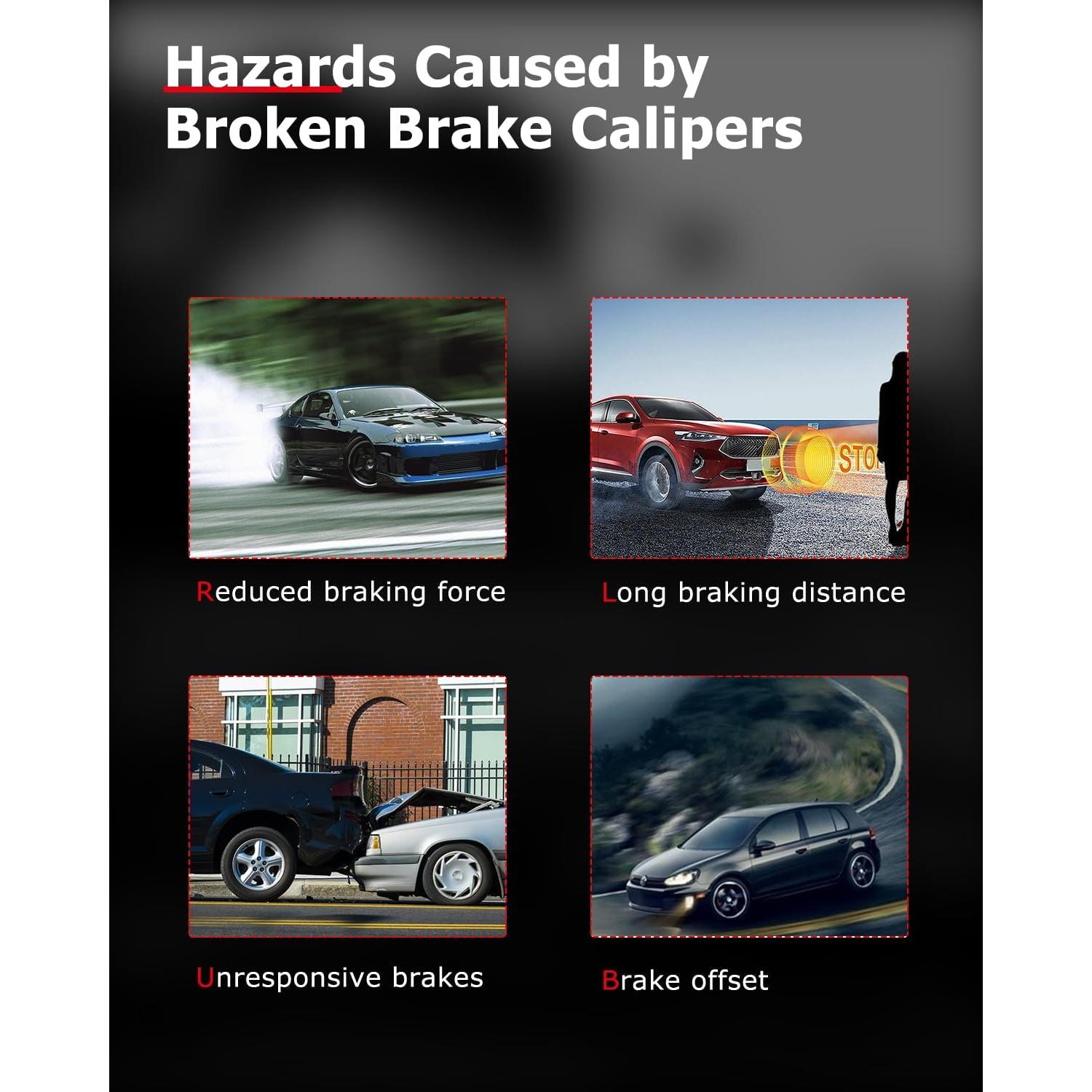 Calipers de Freno Izquierdo y Derecho CCIYU para Nissan y Suzuki