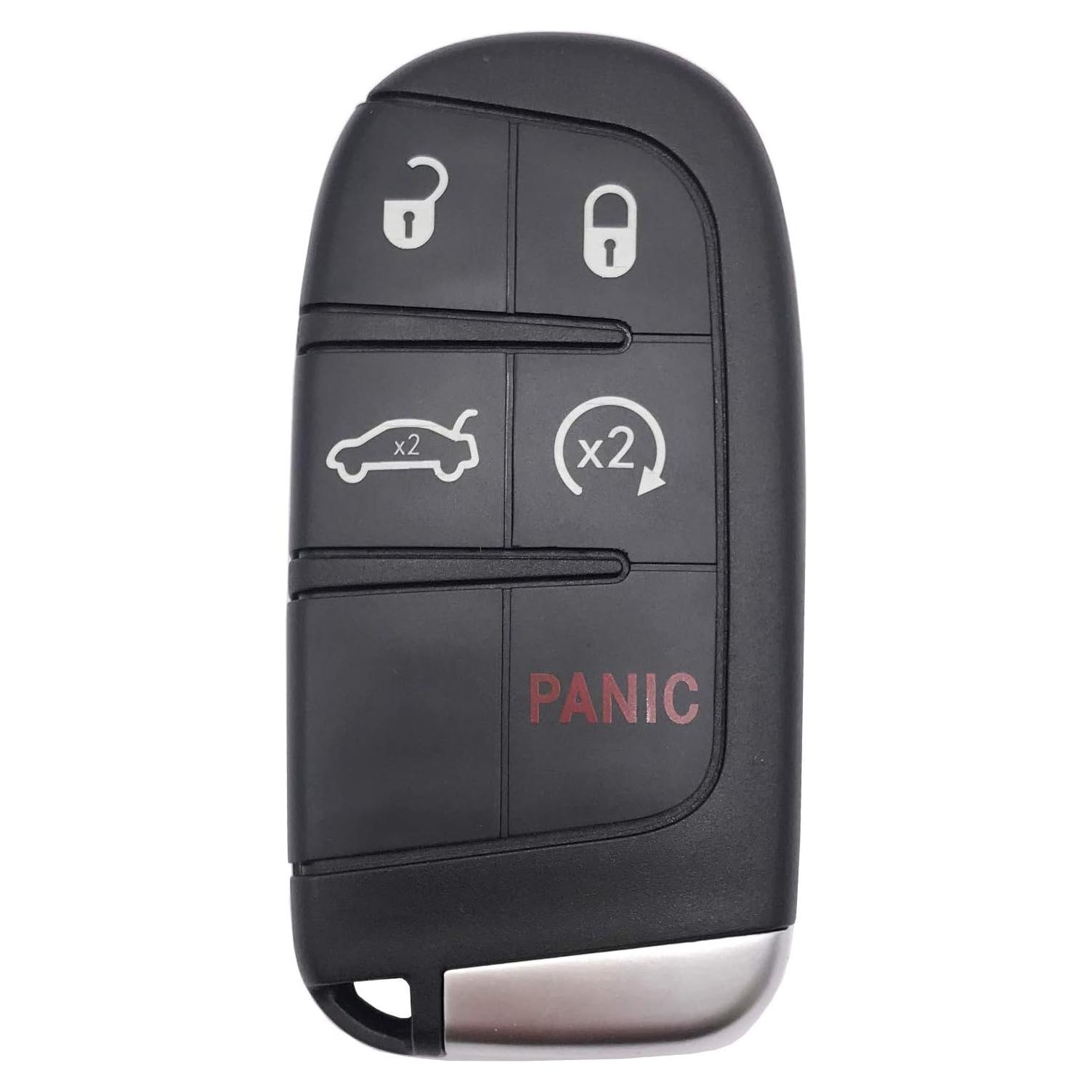 Funda de llave Dodge Jeep Chrysler modelo DO negra