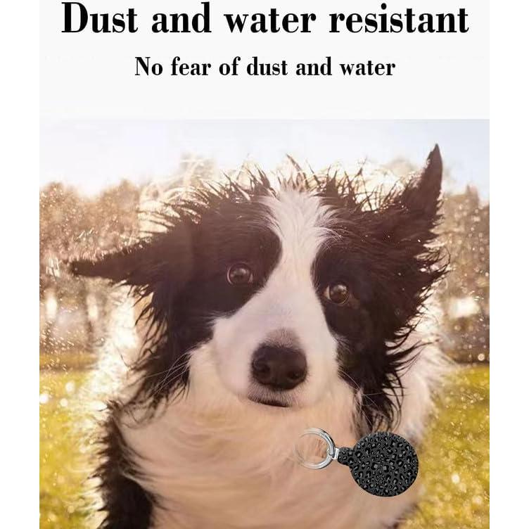 Funda Protectora para Air Tag ANDRIU - Leopardo Negra