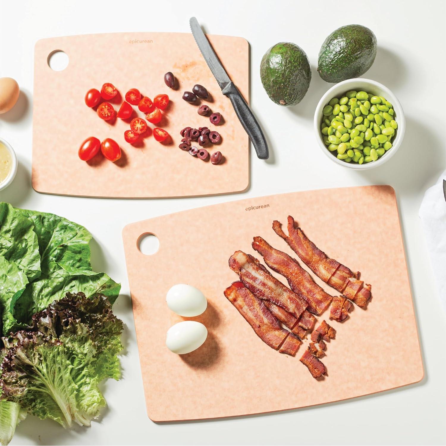 Tabla de Cortar Epicurean 29.2x22.9 cm Natural Doble Cara