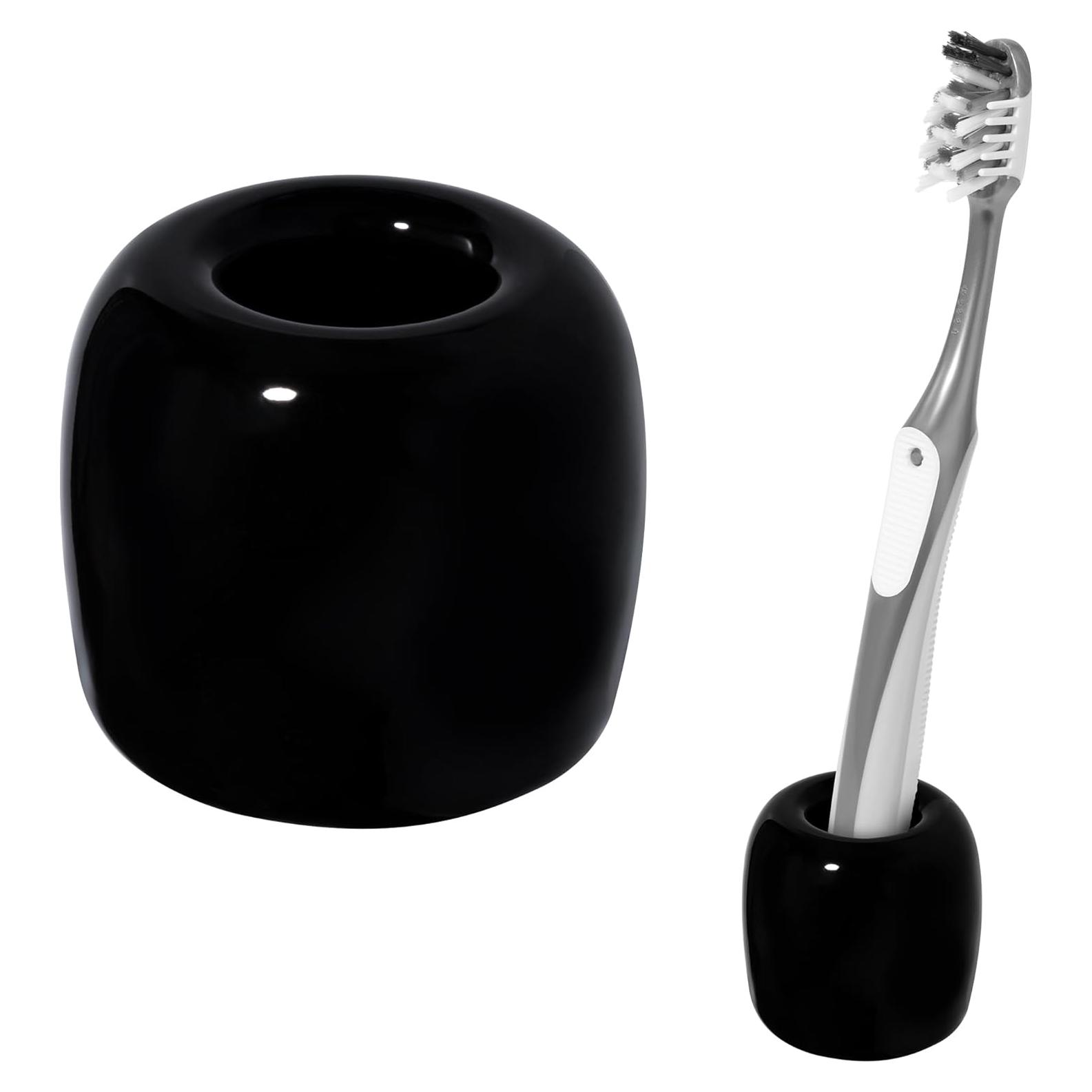 Soporte de Cepillo de Dientes Cerámica Urbanstrive Negro 1 Unidad