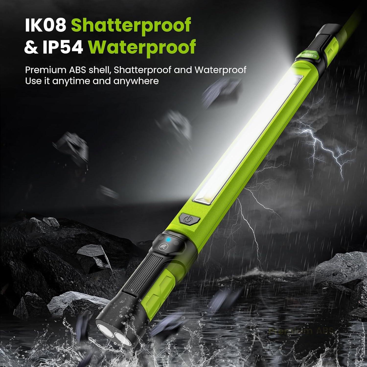 Luz de Trabajo LED ETOOLAB 3000LM Inalámbrica Verde