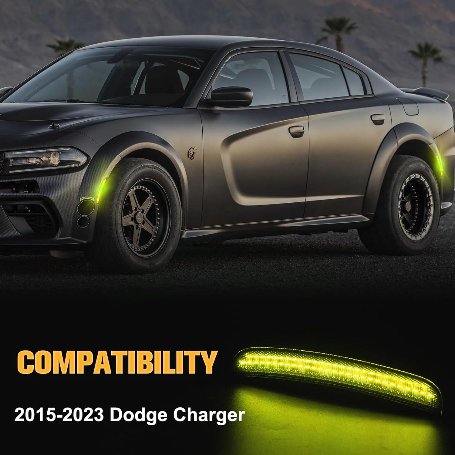 Luces de Marcador Lateral LED Gempro para Dodge Charger 2015-2023