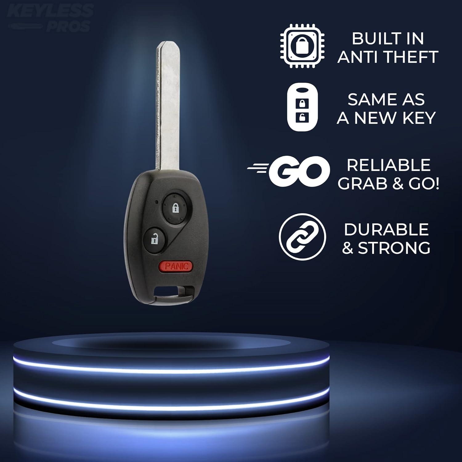 Control Remoto Honda Fit/Odyssey/Ridgeline 3 Botones