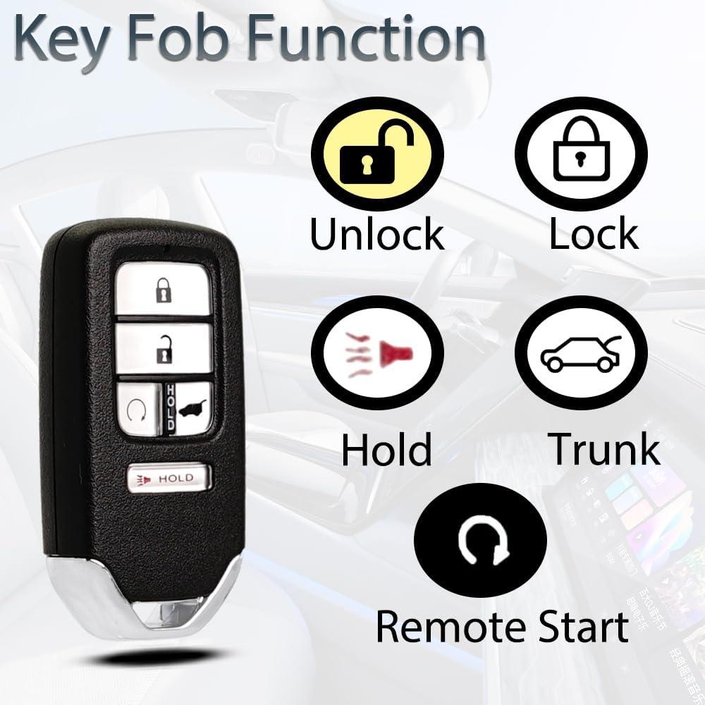 Llave de control remoto Honda CRV Civic Pilot 2016-2021