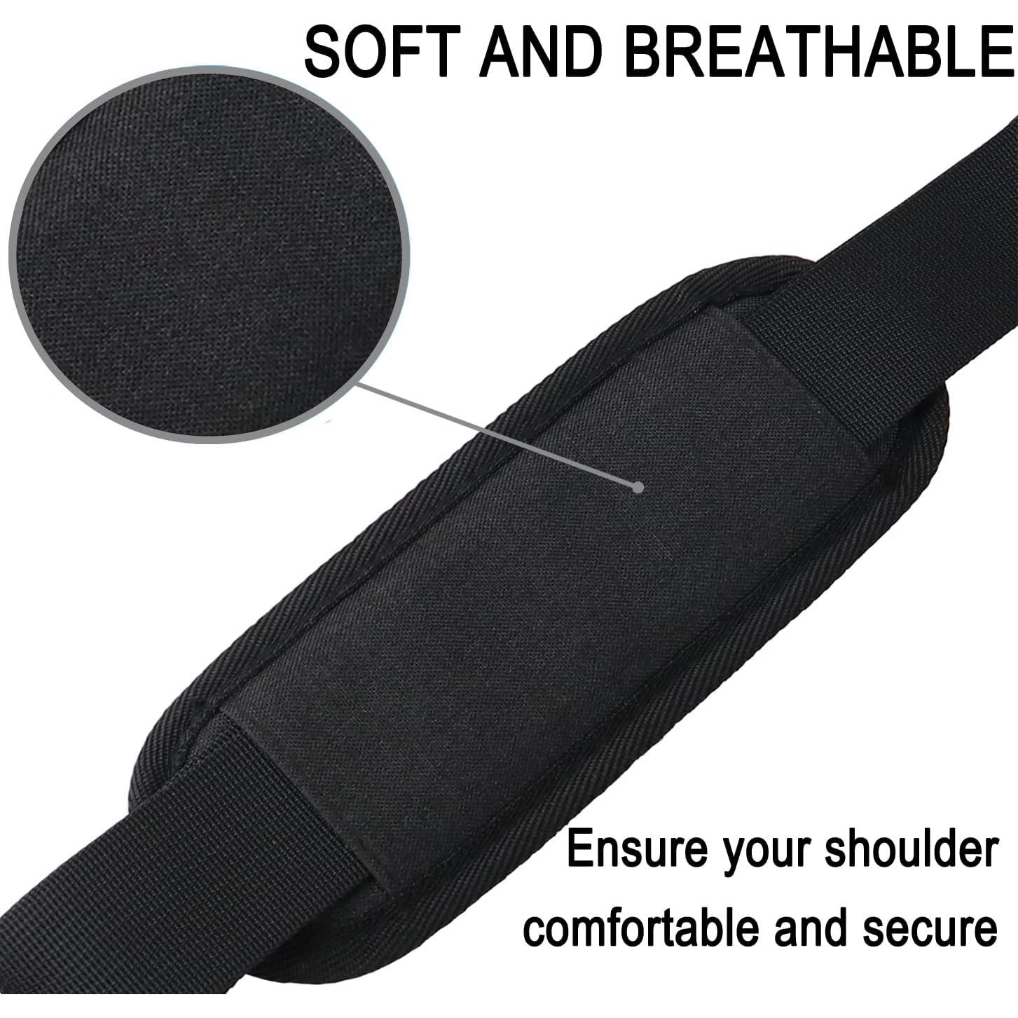 Correa de Hombro Ajustable Askuko 142 cm Negra para Bolsa