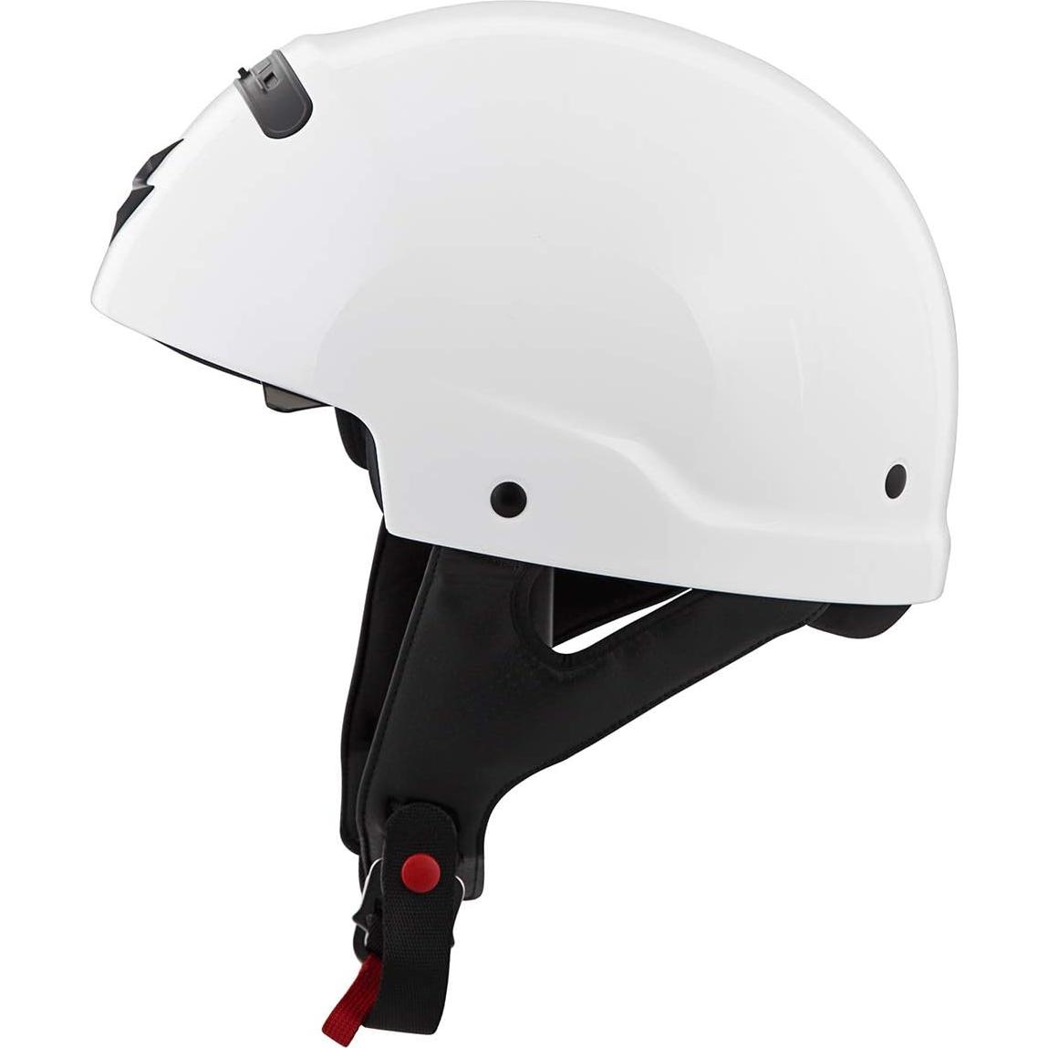 Casco de Motocicleta Scorpion EXO Covert Blanco Brillante X-Pequeño