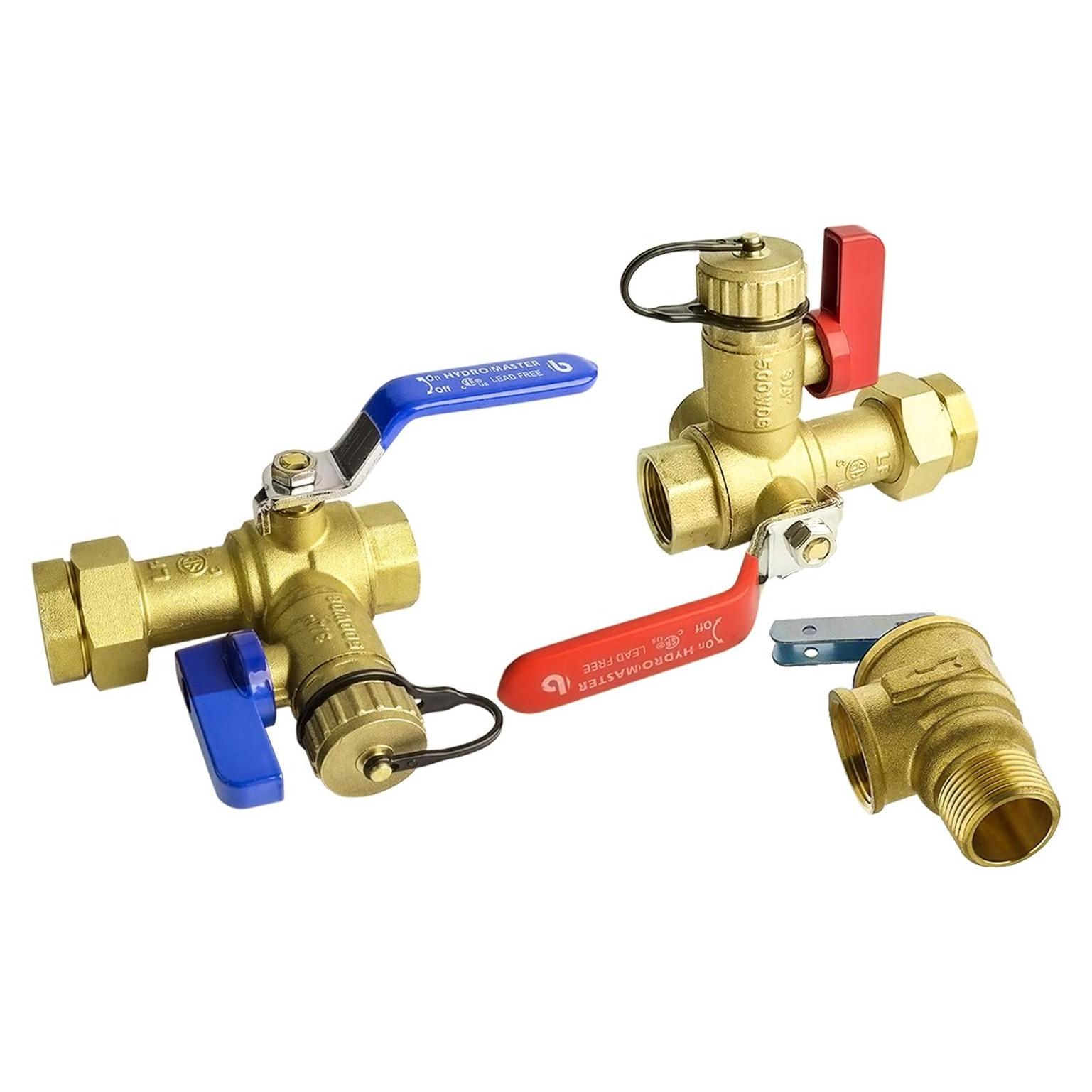 Kit Válvula de Servicio Hydro Master 3/4" Bronce Alivio