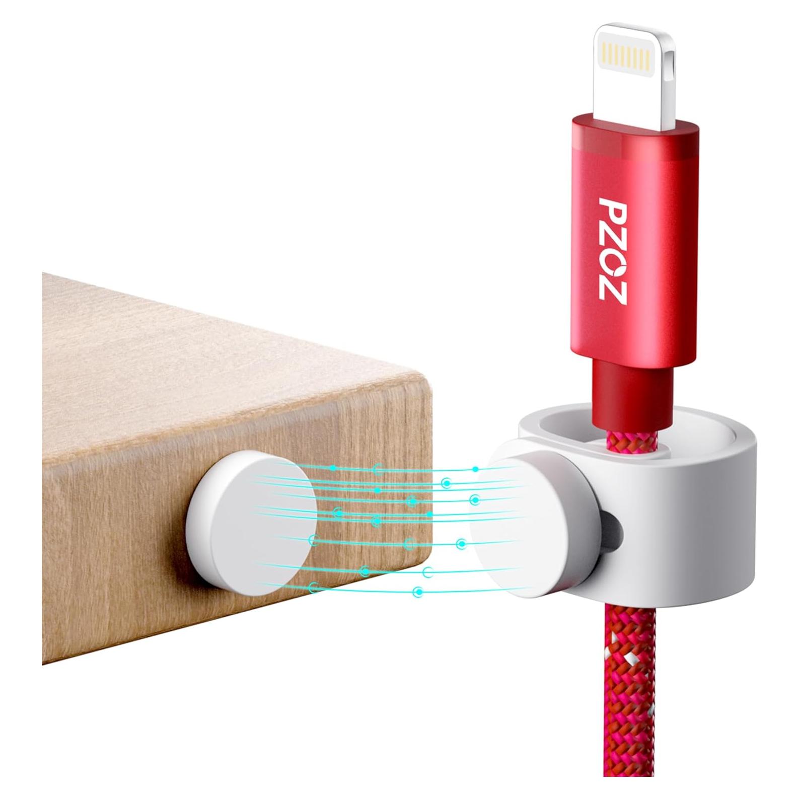 Bridas Magnéticas Reutilizables PZOZ 5 Pcs Silicona Blanca