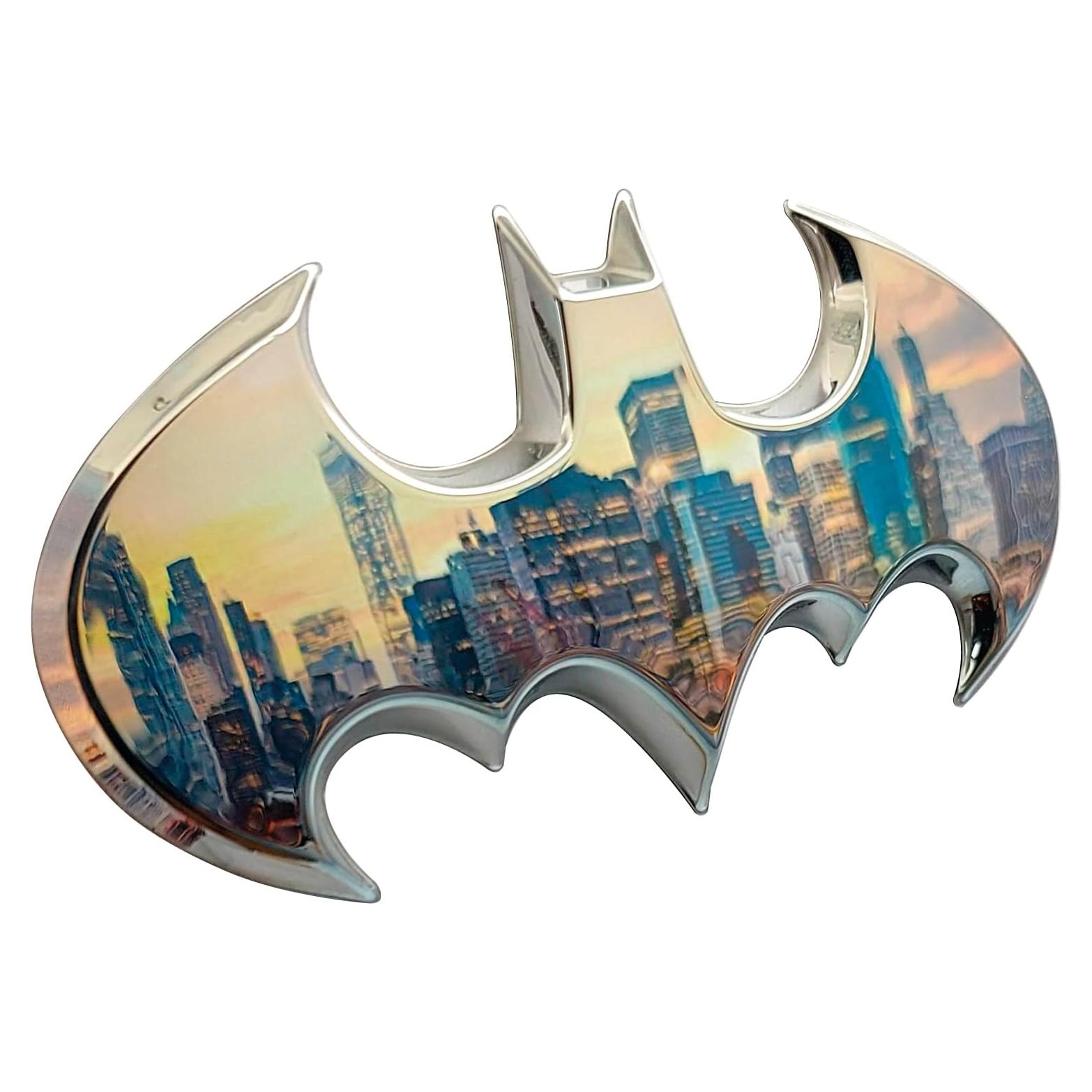 Emblema de Auto Fan Emblems Batman Batwing 3D Cromo 9.5x4.6cm
