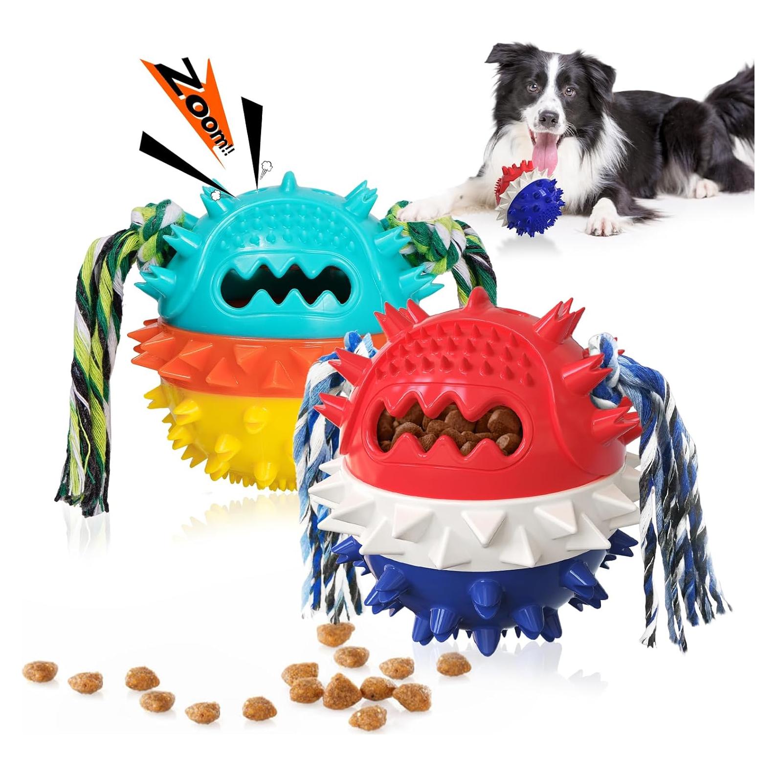 Juguetes para Perros HGB - Paquete de 2, Interactivos y Resistentes