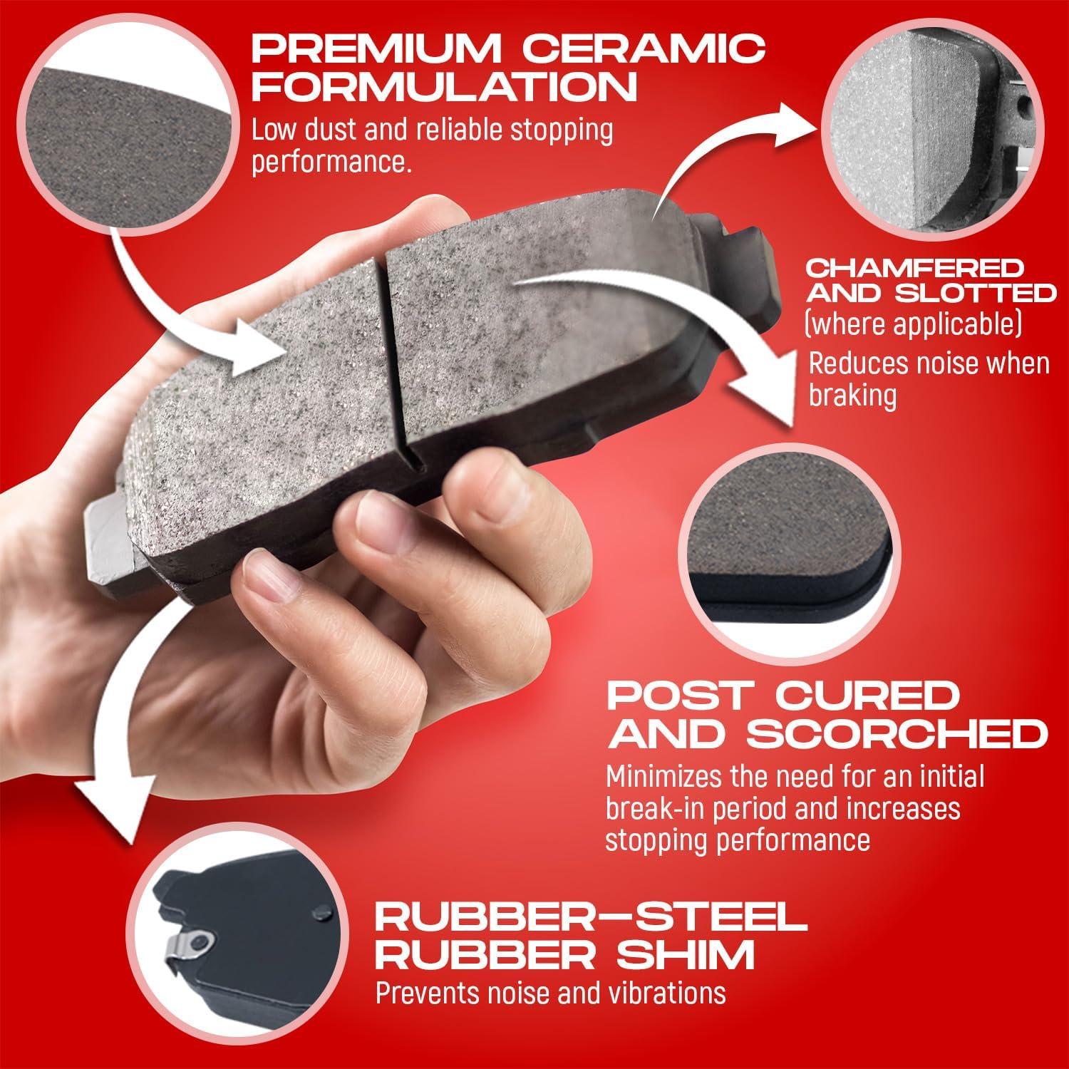 Kit de Frenos R1 Concepts eLINE Cerámico Euro para Fiat 500X