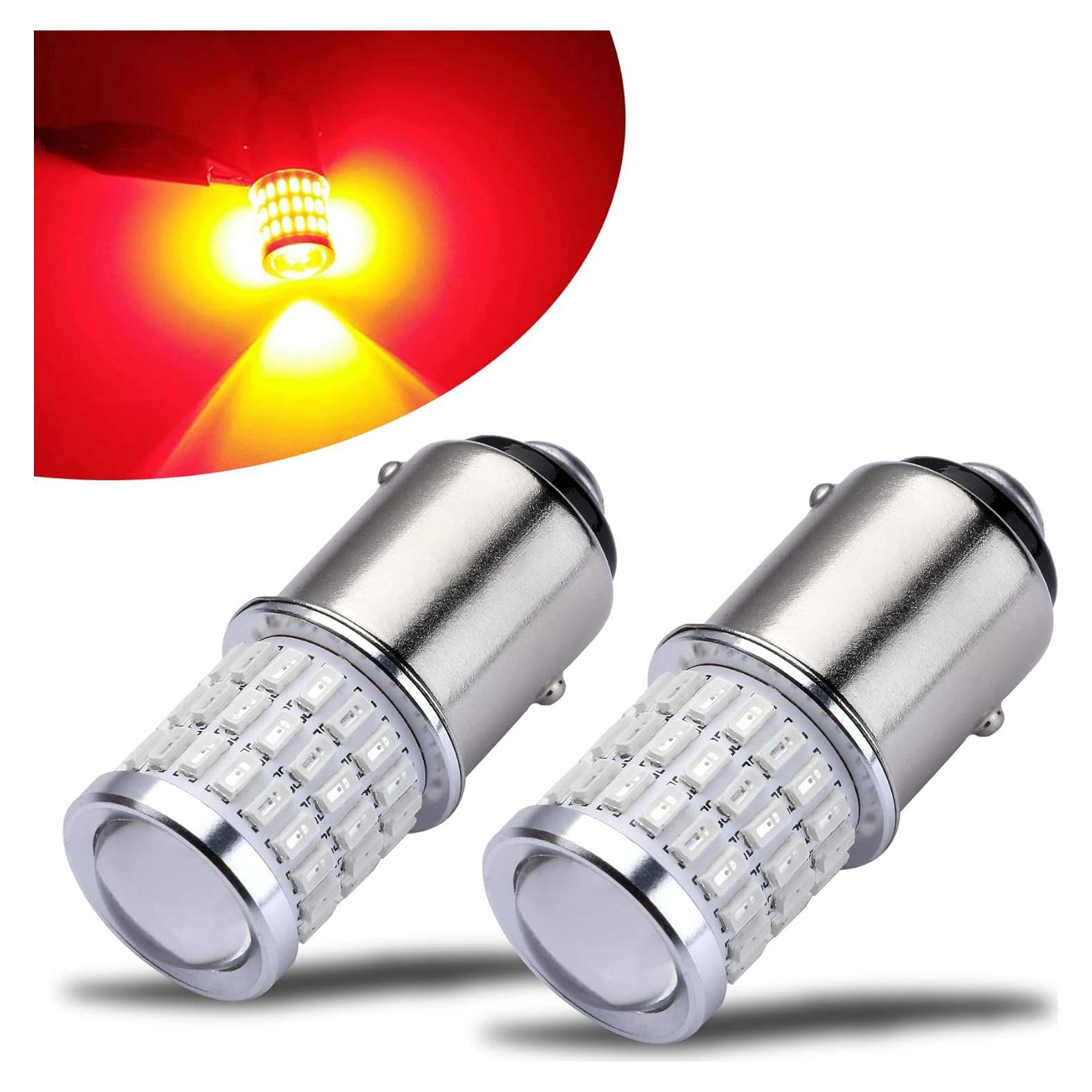 Bombillas LED iBrightstar 1157 Rojo Brillante 2 Piezas