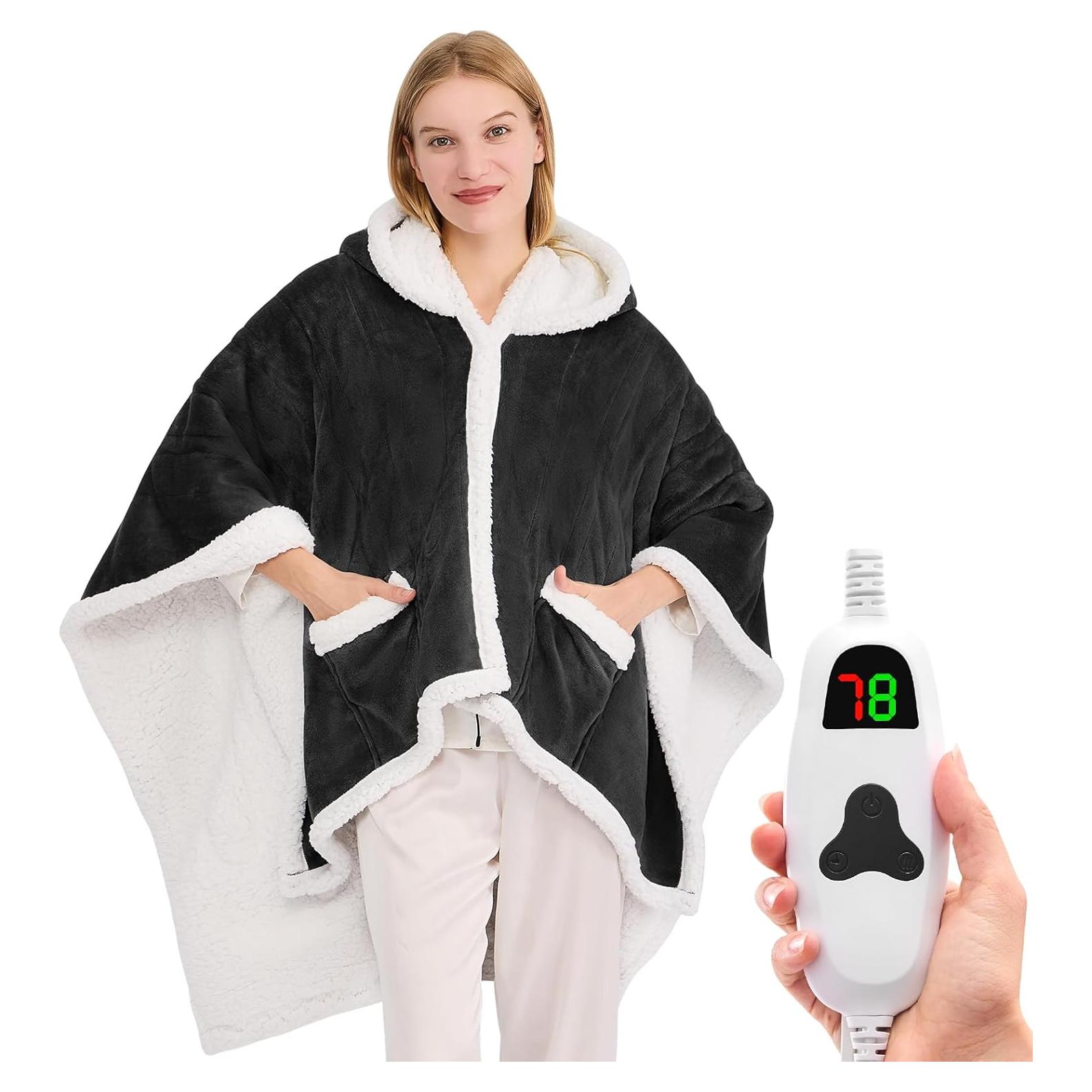 Manta Térmica Portátil Greenoak 127x152 cm Negra