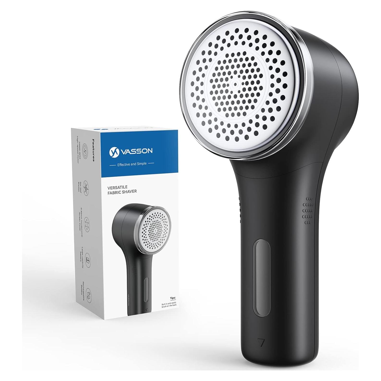 Quitapelusas Eléctrico VASSON Recargable 2500mAh Negro