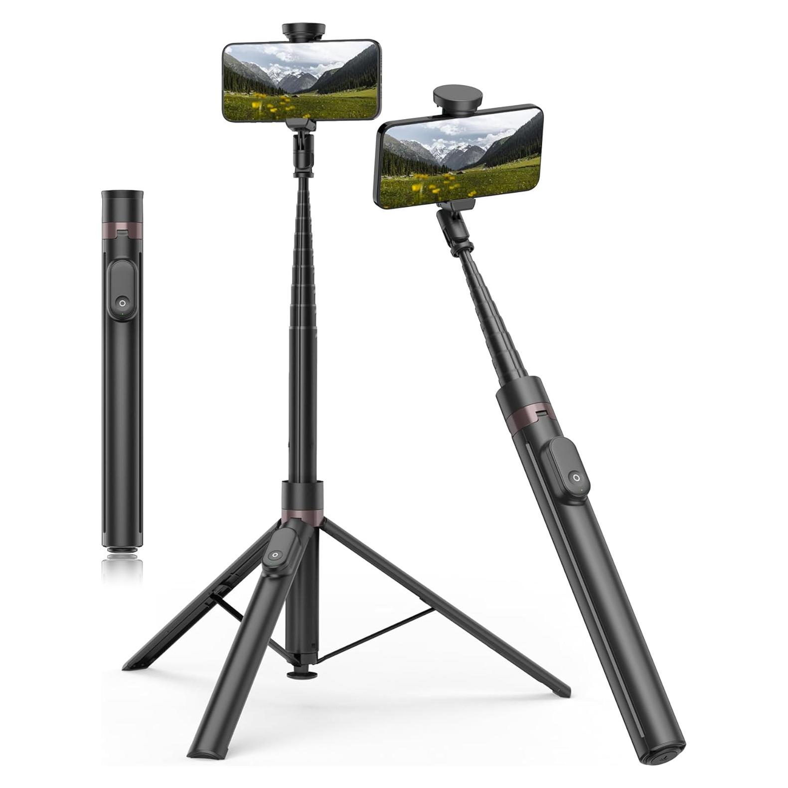 Trípode Automático TONEOF 70" (180cm) con Control Remoto Negro