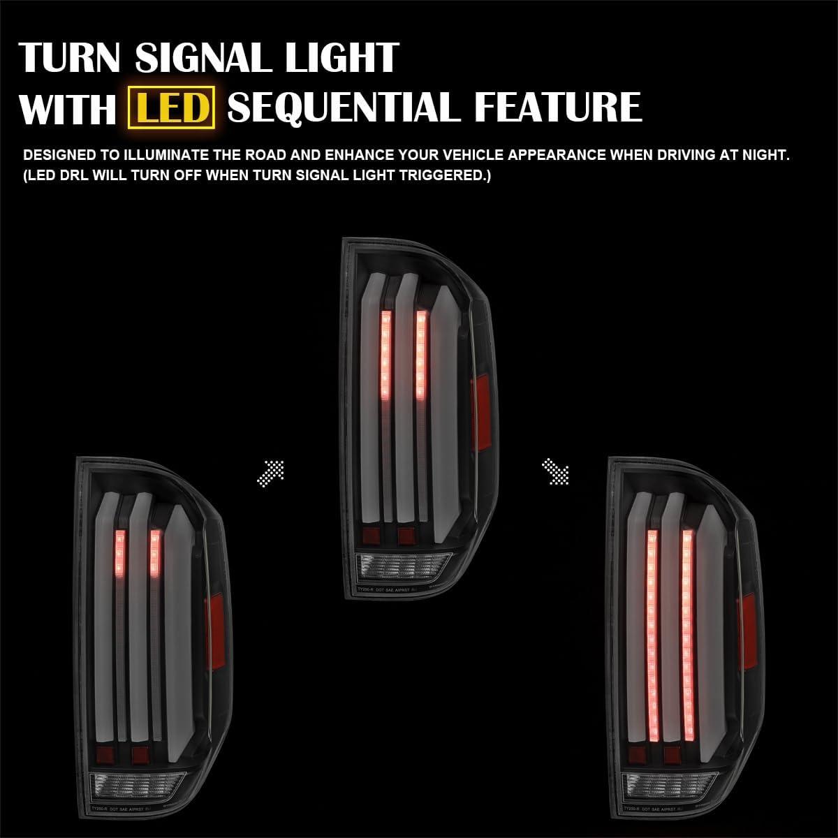 Faros Traseros LED SPEC-D TUNING para Toyota Tundra 2014-2021