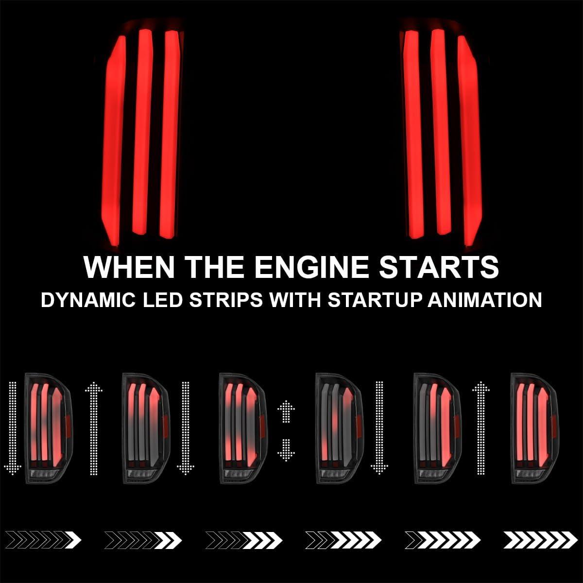 Faros Traseros LED SPEC-D TUNING para Toyota Tundra 2014-2021