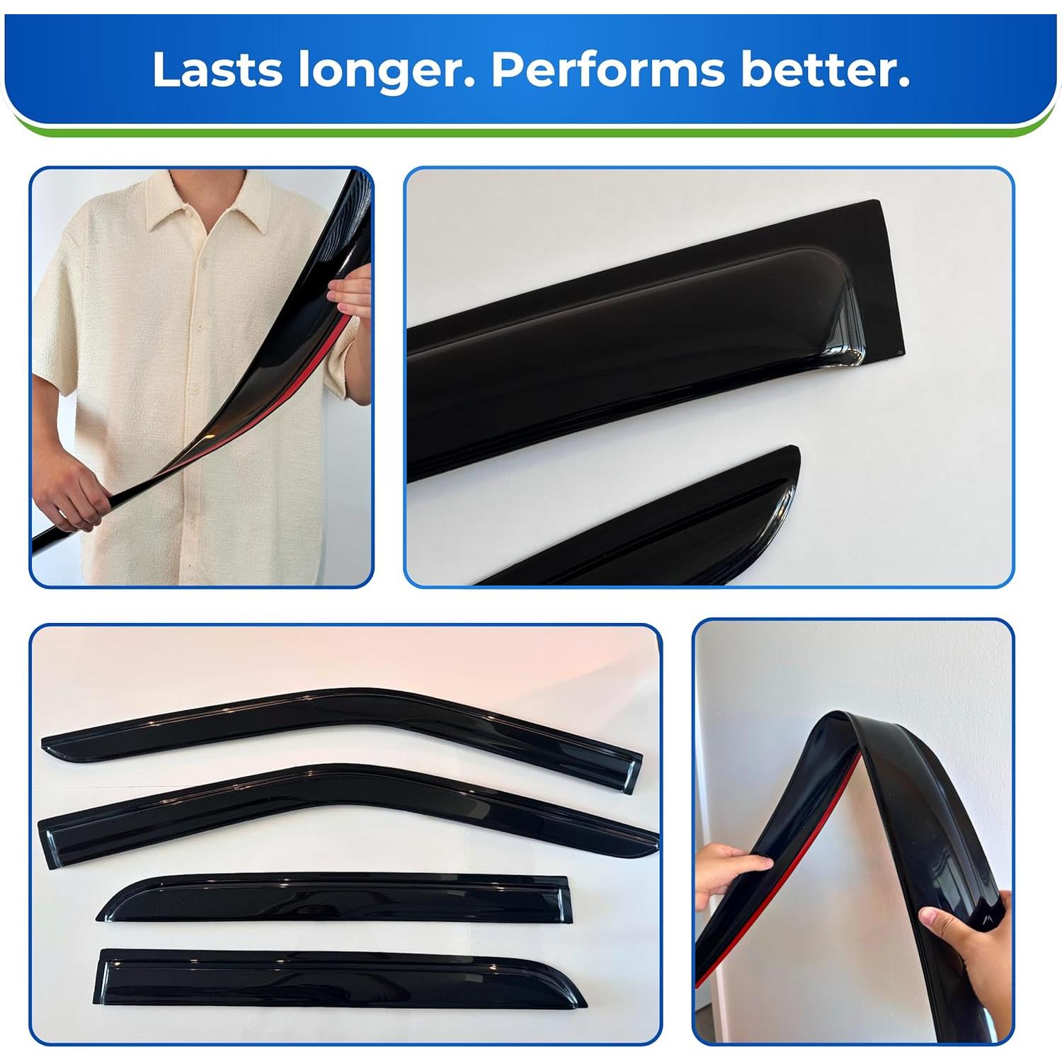 Viseras de Ventana KPY para Audi Q5 2009-2017, 4 Piezas