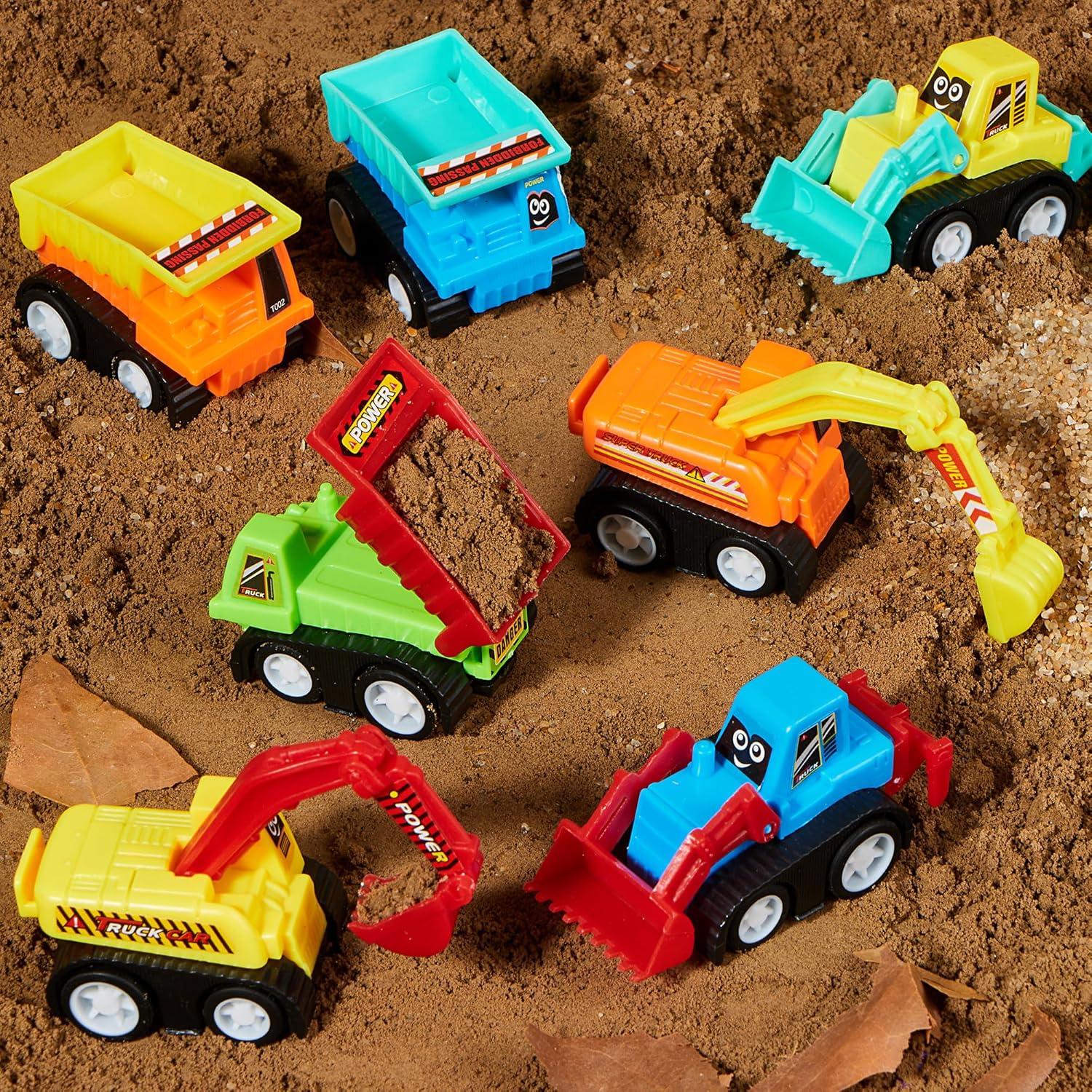 Juego de 12 Mini Coches de Construcción Joyin - Juguetes Divertidos