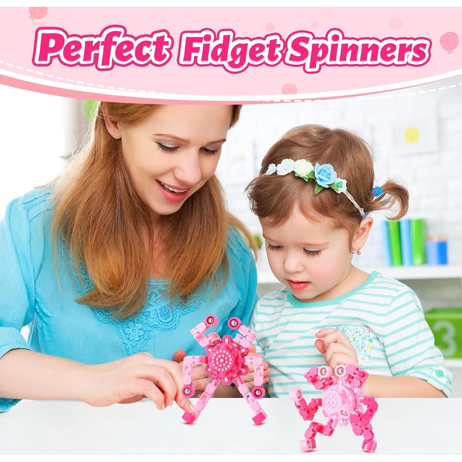 Spinners de Estrés Rosa Gokeey - Juguetes Sensoriales 2 Piezas