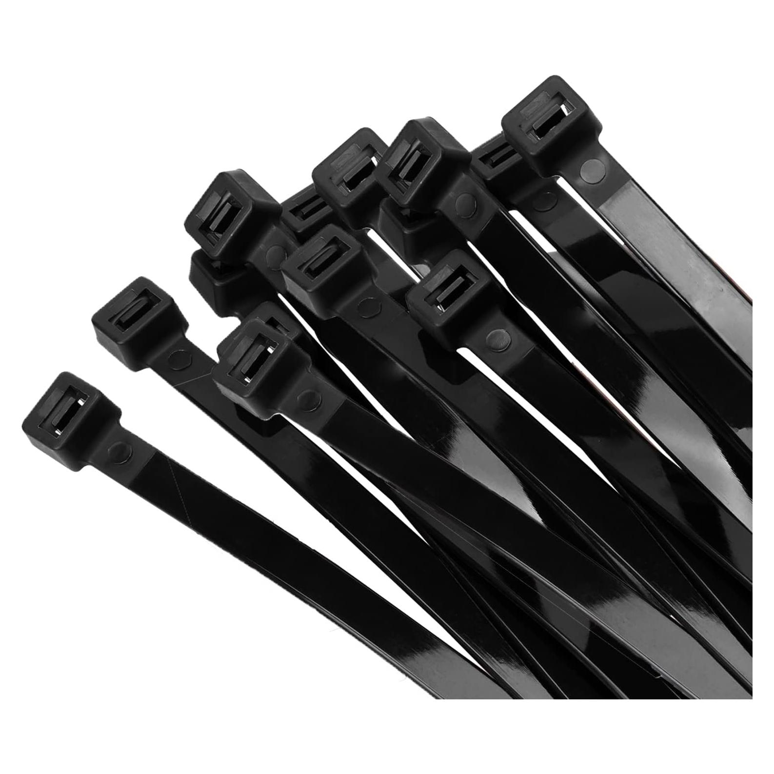 Bridas Negras Pesadas Armpow 12" 80 PCS 250 LBS Nylon