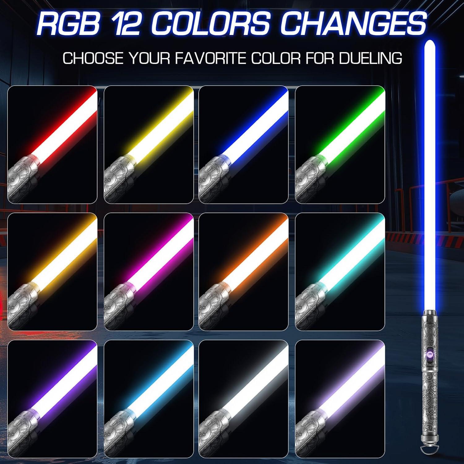 Sable de Luz Pro Dueling AOSABER 81.28 cm RGB 16 Sonidos