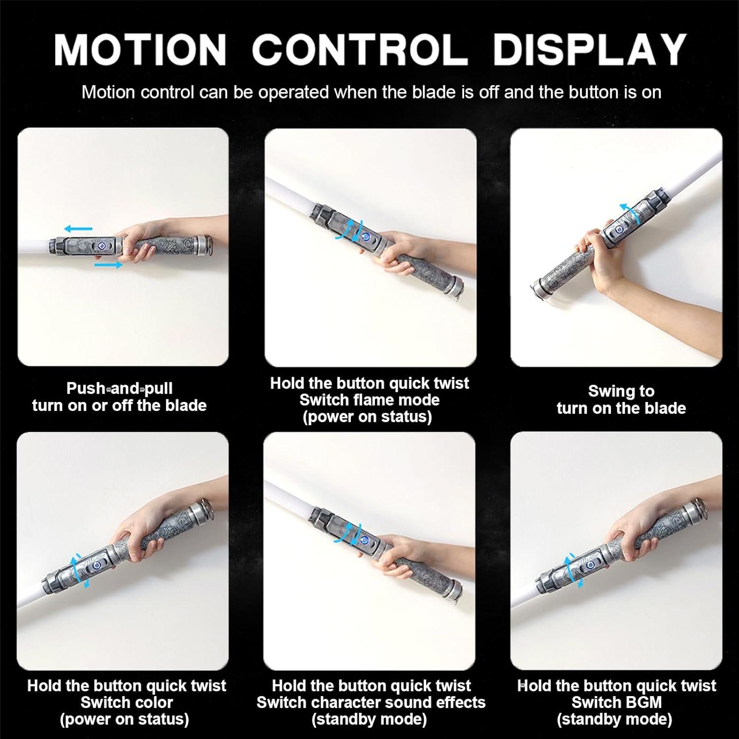 Sable de Luz Pro Dueling AOSABER 81.28 cm RGB 16 Sonidos