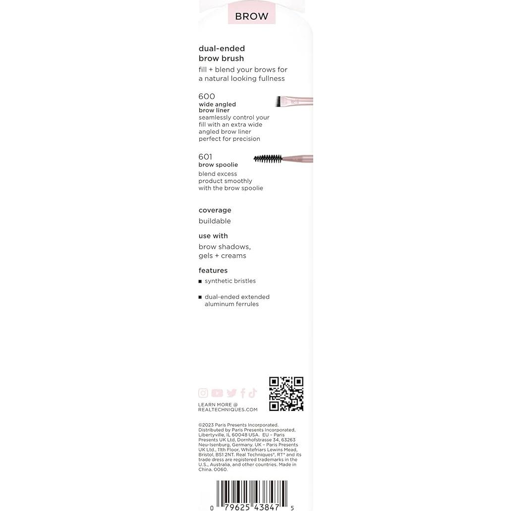 Brocha de Cejas Doble Cara Real Techniques - 1 Cuenta