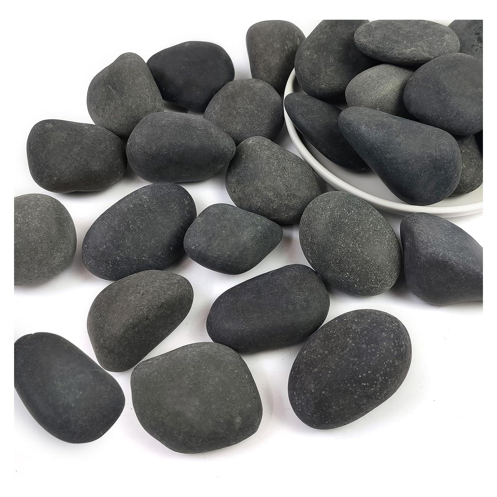 Rocas Negras Naturales para Paisajismo 9.07kg SHIZWU