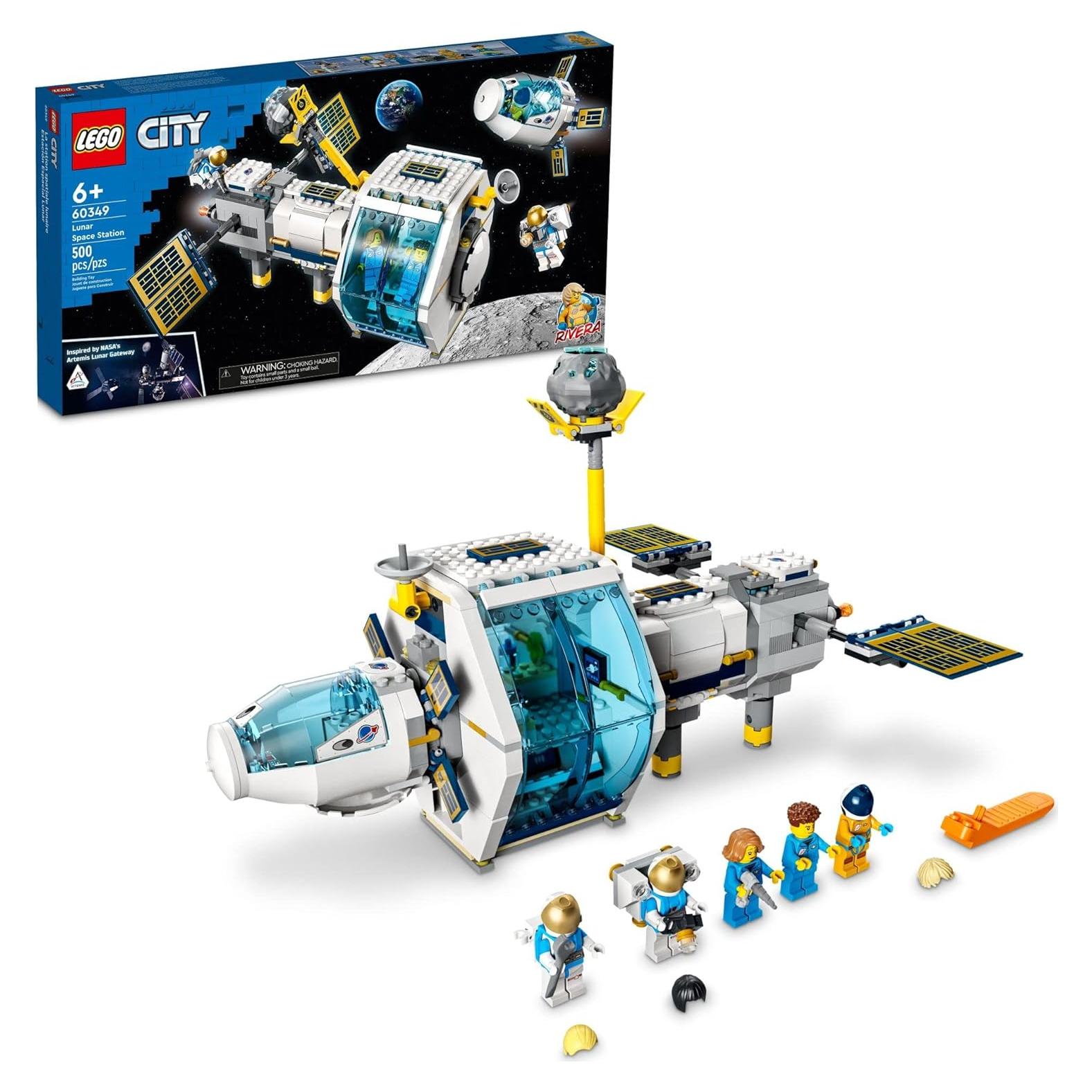 LEGO City Estación Espacial Lunar 60349 con 5 Minifiguras