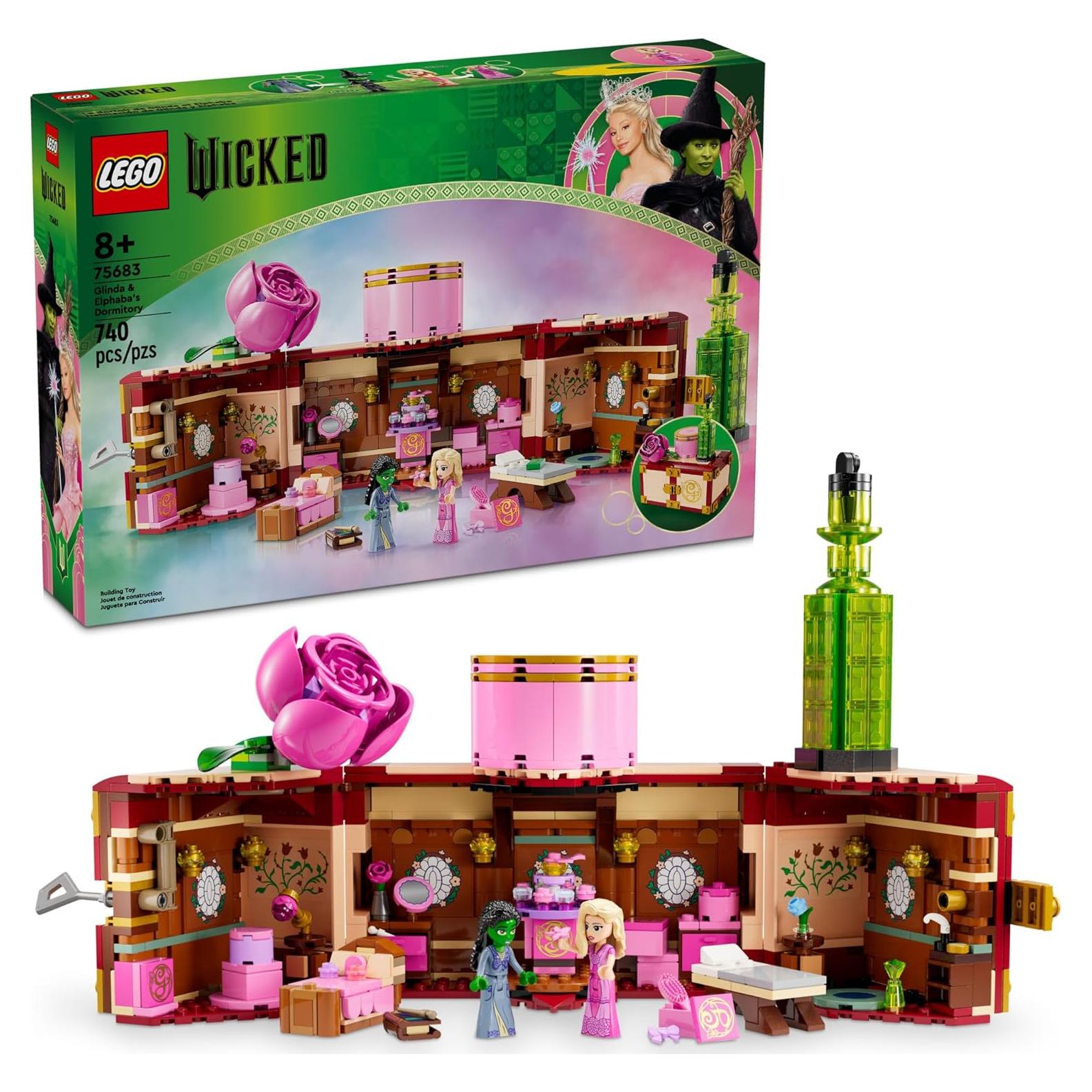LEGO Dormitorio Glinda y Elphaba - Casa de Muñecas 740 Piezas