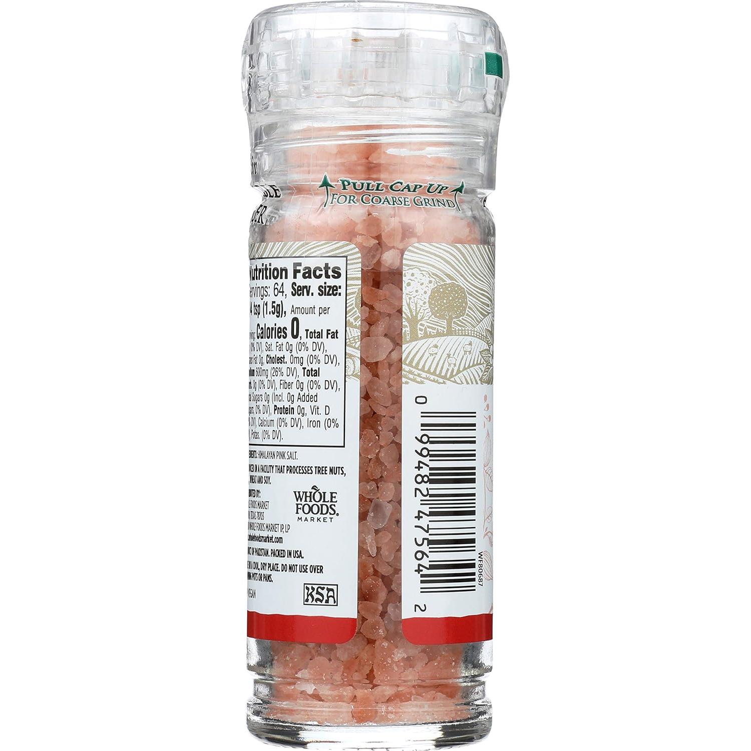 Molinillo de Sal Rosa del Himalaya 365 Whole Foods 95 g