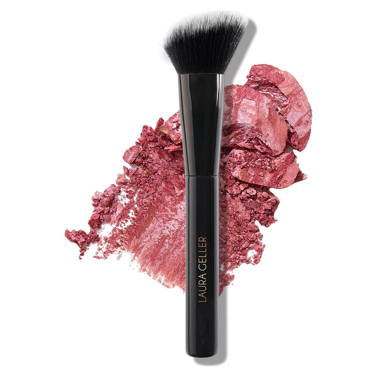 Brocha de Rubor Angulada Laura Geller con Mango de Madera
