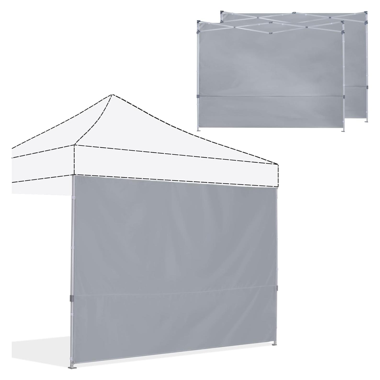 Pared Lateral ABCCANOPY 3 Piezas 218x305 cm Gris