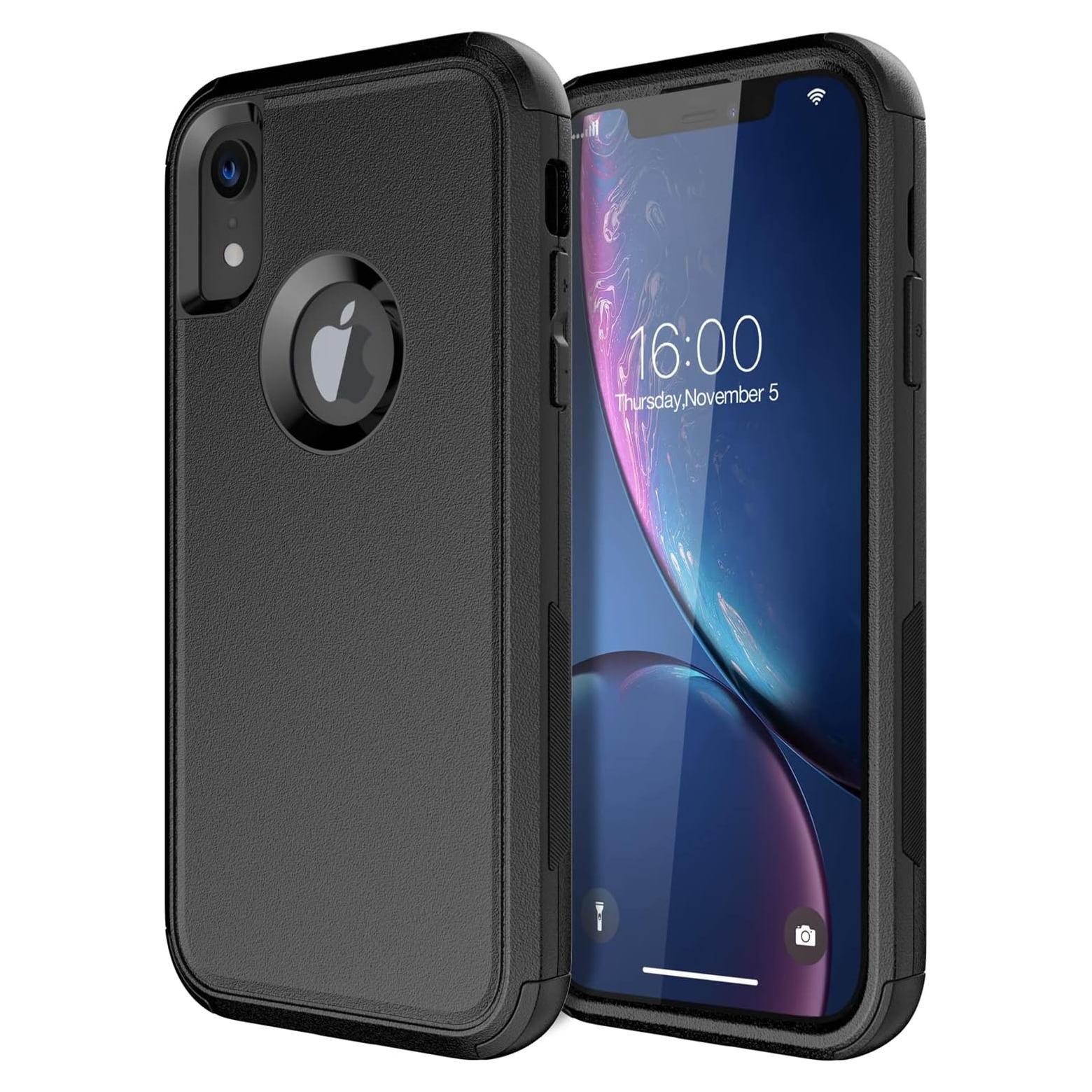 Funda Diverbox para iPhone XR 3 en 1 A prueba de golpes
