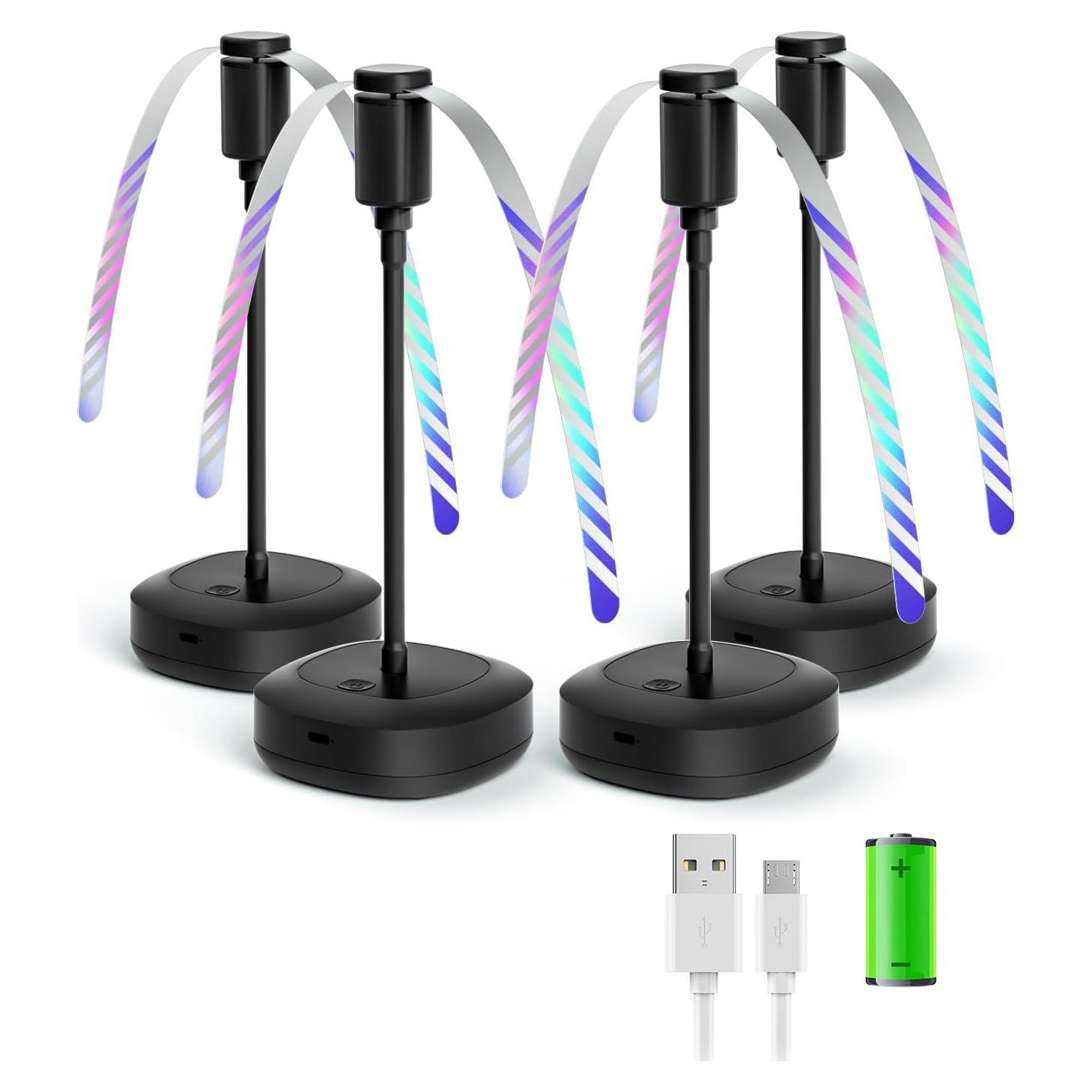 Ventilador de Mesa Edvision KW35 Recargable 2000mAh Flexible