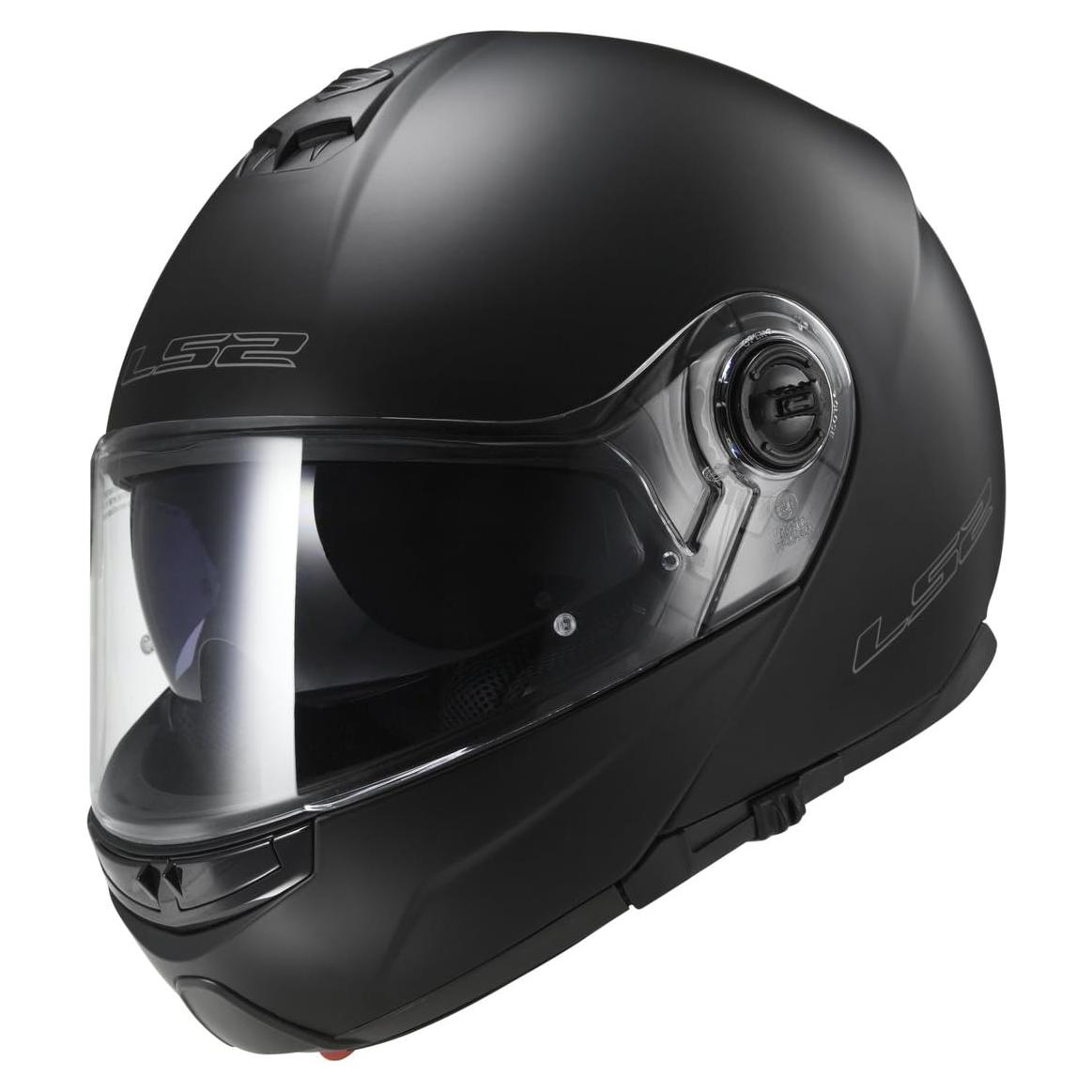 Casco Modular LS2 Strobe 3X Grande Negro Mate Aprobado DOT