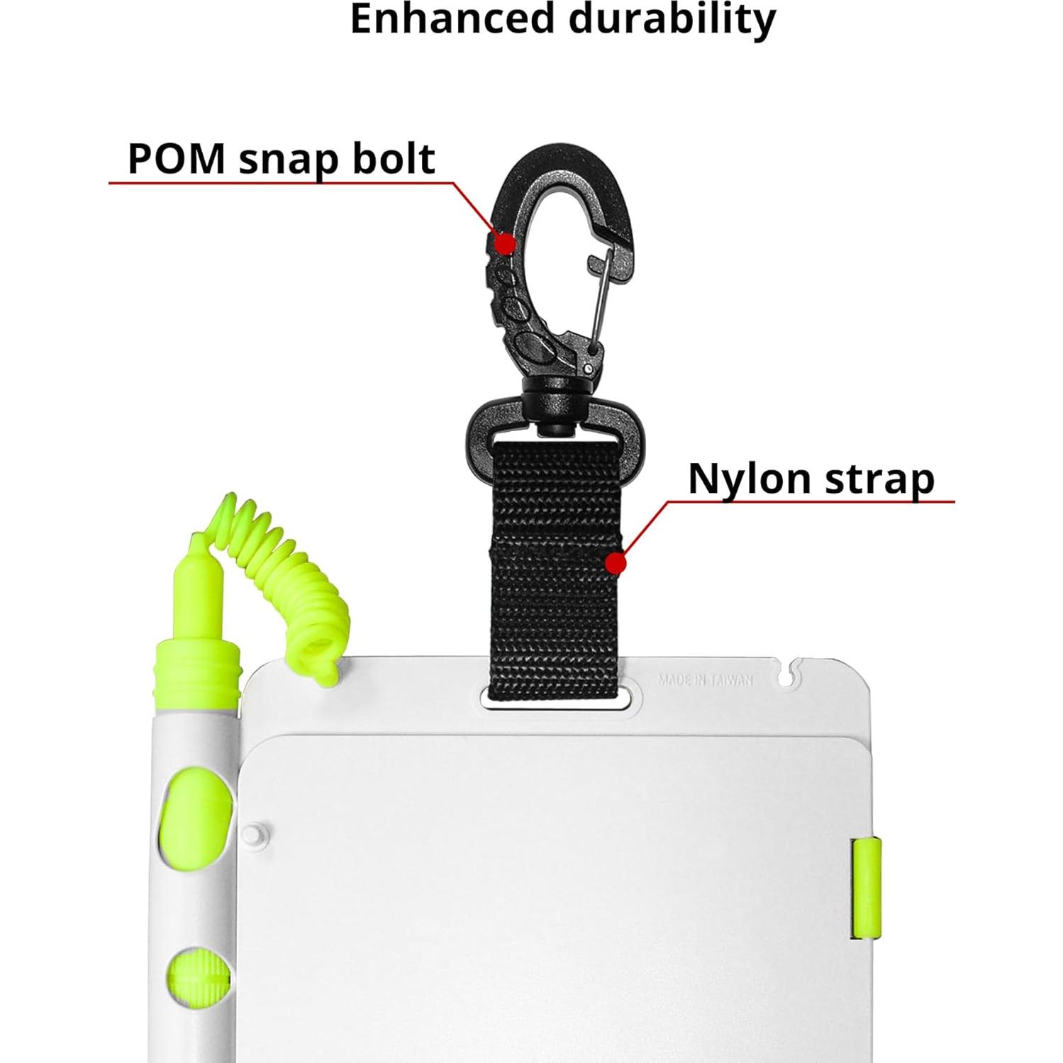 Pizarra de Buceo Plegable Saekodive AW-20 Blanca 14x18 cm